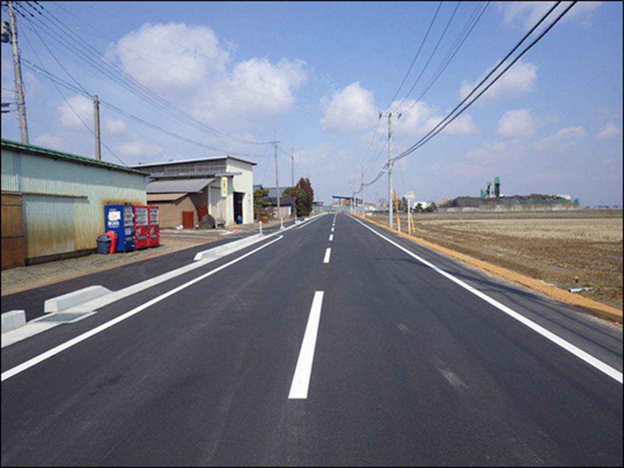 主要地方道新潟安田線戦略交付金（内地・県道）分田BP道路改良工事